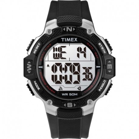 Timex DGTL 42mm Watch - Black Resin Strap