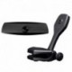 PTM Edge Mirror/Bracket Kit w/VR-140 Elite Mirror & ZXR-320 (Black)