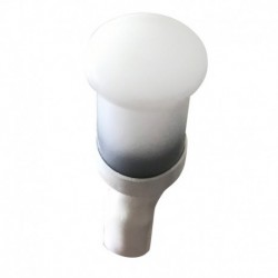 Shadow-Caster Round Accent Light RGB Diffused White Polymer Housing