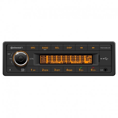 Continental Stereo w/AM/FM/BT/USB/PA System Capable - 12V