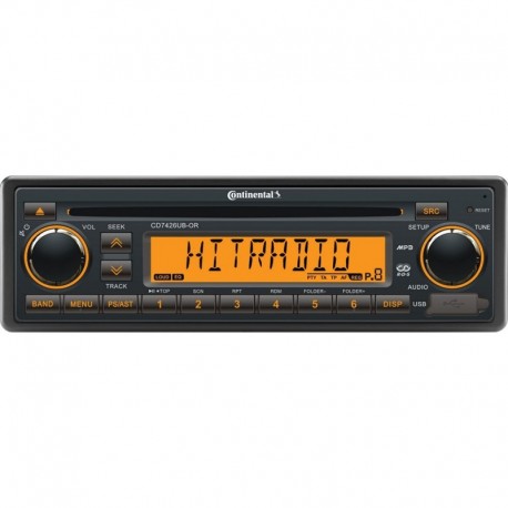 Continental Stereo w/CD/AM/FM/BT/USB - 24V