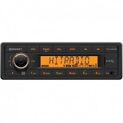 Continental Stereo w/AM/FM/BT/USB - Harness Included - 12V