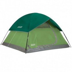 Coleman Sundome 3-Person Camping Tent - Spruce Green