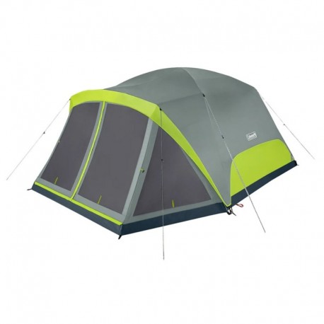 Coleman Skydome 8-Person Camping Tent w/Screen Room, Rock Grey