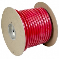 Pacer Red 1 AWG Battery Cable - 100'