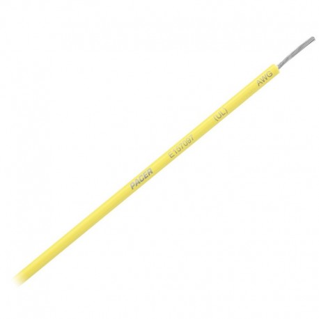 Pacer Yellow 10 AWG Primary Wire - 25'