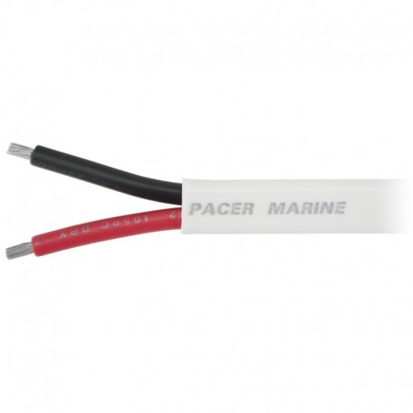 Pacer 10/2 AWG Duplex Cable - Red/Black - Sold By The Foot