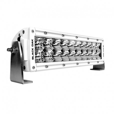 Black Oak Pro Series Double Row Combo 10" Light Bar - White