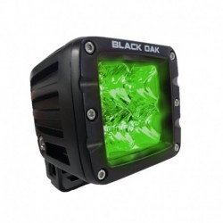 Black Oak Green Hog Hunting 2" Flood Pod - Black