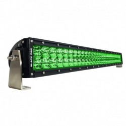 Black Oak Curved Double Row Combo Green Hog Hunting 30" Light Bar - Black