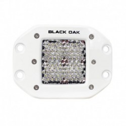 Black Oak Pro Series 2" Flush Mounted Diffused Light - White