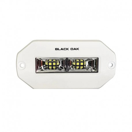 Black Oak Pro Series 4" Flush Mount Spreader Light - White Housing