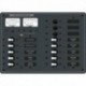 Blue Sea 8068 DC 13 Position Toggle Branch Circuit Breaker Panel - White Switches