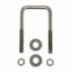 C.E. Smith Zinc U-Bolt 7/16"-14 X 3-1/8" X 3" w/Washers & Nuts - Square