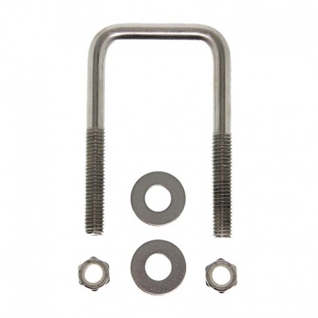 C.E. Smith Zinc U-Bolt 7/16"-14 X 3-1/8" X 3" w/Washers & Nuts - Square