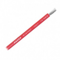 Pacer Red 10 AWG Battery Cable - Sold By The Foot