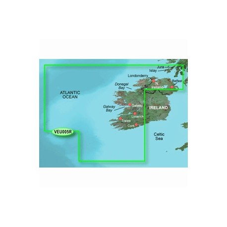 Garmin BlueChart g3 Vision HD - VEU005R - Ireland, West Coast - microSD SD