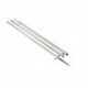 Lee's 16' Center Rigging Pole - Bright Silver/Black Spike (MKII)