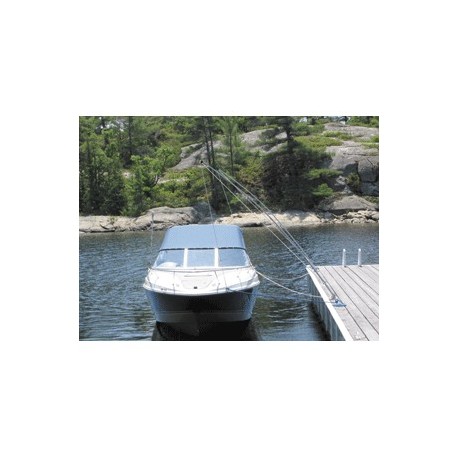Dock Edge Premium Mooring Whips 2PC 16ft 20,000LBS up to 33ft