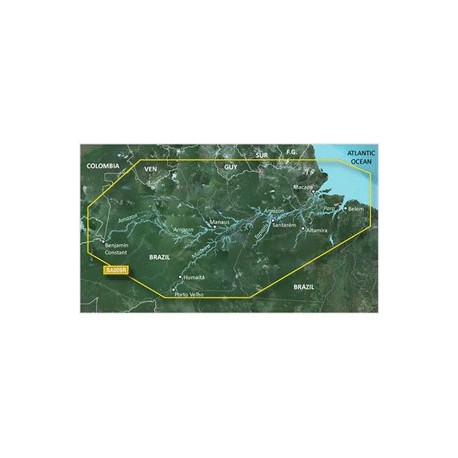 Garmin BlueChart g3 Vision HD - VSA009R - Amazon River - microSD /SD