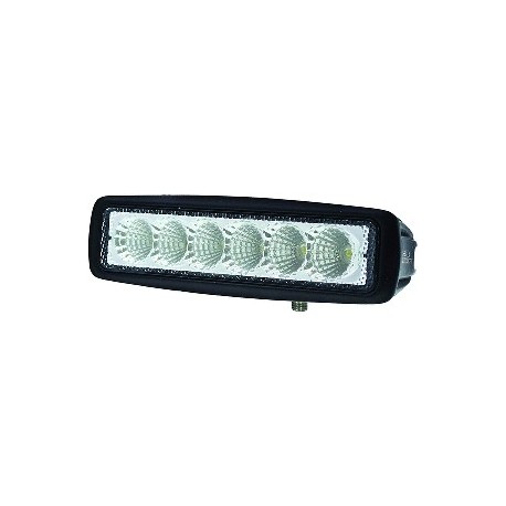 Hella Marine Value Fit Mini 6 LED Flood Light Bar - Black
