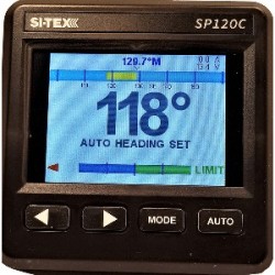 SI-TEX SP-120 Color System w/Rudder Feedback w/o Drive Unit