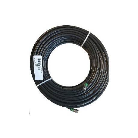 KVH 100' RG-6 Coax Cable TV1, TV3, TV5, TV6 & UHD7 f/Connector Ends