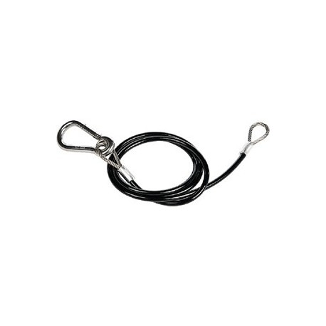 Panther Outboard Safety Cable Stainless Steel f/Motor Bracket