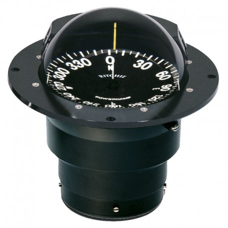 Ritchie FB-500 Globemaster Compass - Flush Mount - Black - 12V - 5 Degree Card