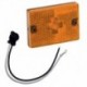 Wesbar Sidemarker Clearance Light w/18" Pigtail - Amber