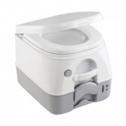 Dometic 974 MSD Portable Toilet w/Mounting Brackets - 2.6 Gallon - Grey