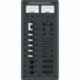 Blue Sea 8074 AC Main +8 Positions Toggle Circuit Breaker Panel - White Switches