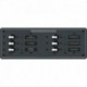 Blue Sea 8097 AC 6 Position Toggle Circuit Breaker Panel - White Switches