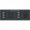 Blue Sea 8096 DC 6 Position Toggle Branch Circuit Breaker Panel - White Switches
