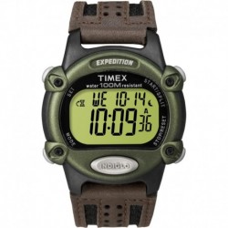 Timex Expedition Men' s Chrono Alarm Timer - Green/Black/Brown