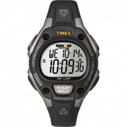 Timex Ironman Triathlon 30 Lap Mid Size - Black/Silver