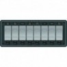 Blue Sea 8261 Waterproof Panel 8 Position - Slate Grey