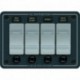 Blue Sea 8262 Waterproof Panel 4 Position - Slate Grey