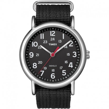 Timex Weekender Slip-Thru Watch - Black