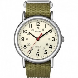 Timex Weekender Slip-Thru Watch - Olive Green