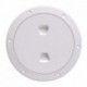 Beckson 6" Smooth Center Screw-Out Deck Plate - White