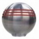 Schmitt & Ongaro Throttle Knob - 1-?" - Red Grooves