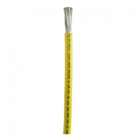 Ancor Yellow 1 AWG Battery Cable - Sold By The Foot