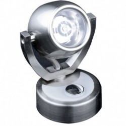 Lunasea Wall Mount LED Light w/Touch Dimming - Warm White/Brushed Nickel Finish - Rotating Light