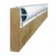 Dock Edge PRODOCK Heavy "P" Dock Profile - (3) 8' Sections - White