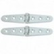 Whitecap Strap Hinge - CP/Brass - 6" x 1-1/8" - Pair