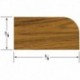Whitecap Teak Stop Molding Small - 5'
