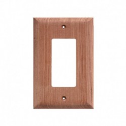 Whitecap Teak Ground Fault Outlet Cover/Receptacle Plate