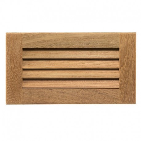 Whitecap Teak Louvered Insert - 6-3/8" x 11-3/16" x 3/4"