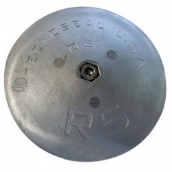 Tecnoseal R5AL Rudder Anode - Aluminum - 5" x 7/8"